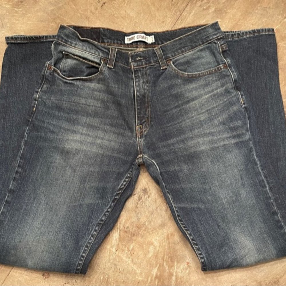 EUC, Men's True Craft Athletic Jeans, Size 33×34